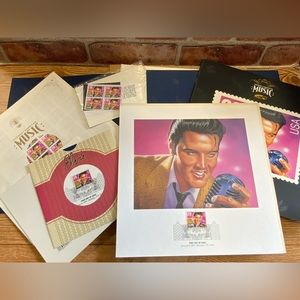 Elvis Presley Stamp Collection Set
